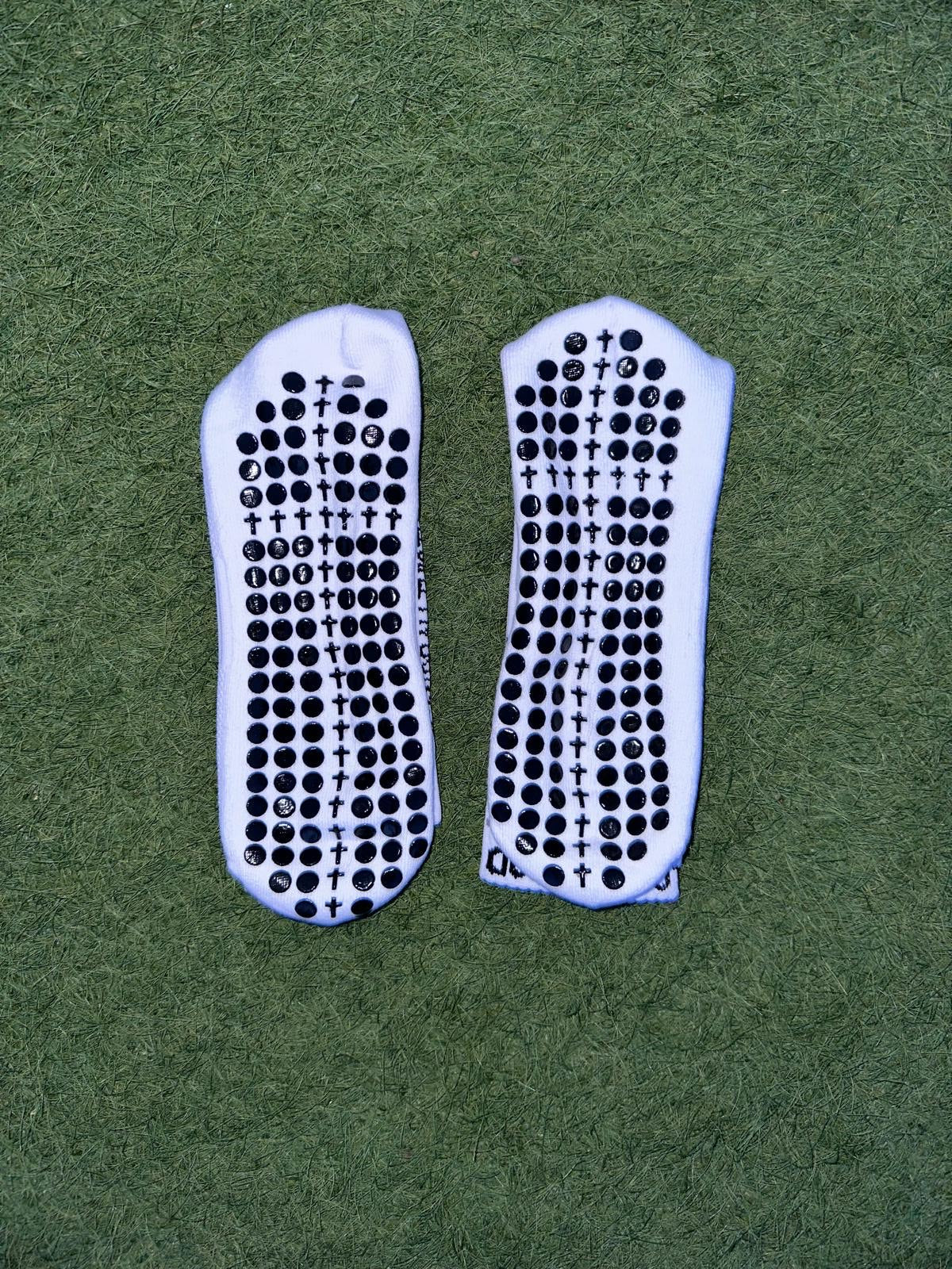 ❌SOLD OUT❌ Glory To God Grip Socks White OG’S